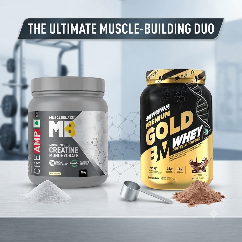 Combo sale of whey and creatine